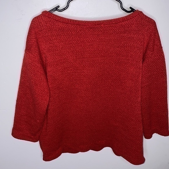 NETFLIX red long sleeve cozy boxy sweater. - Picture 7 of 8
